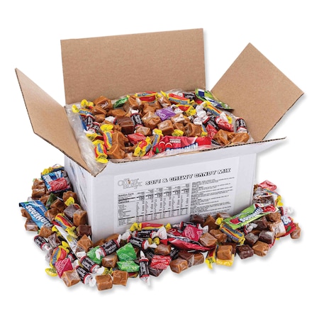 Office Snax. Candy Assortments, Soft and Chewy Candy Mix, 5 lb Carton 00656